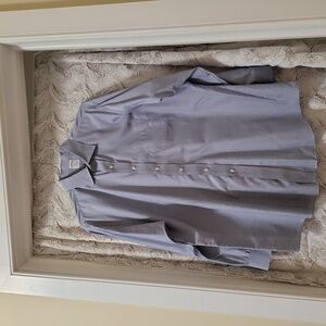 Brooks Brothers Mens XL Slim Fit 18 4-5 blue dress shirt